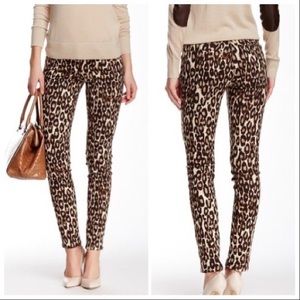 Kate Spade Broome Street Leopard Jeans Size 26